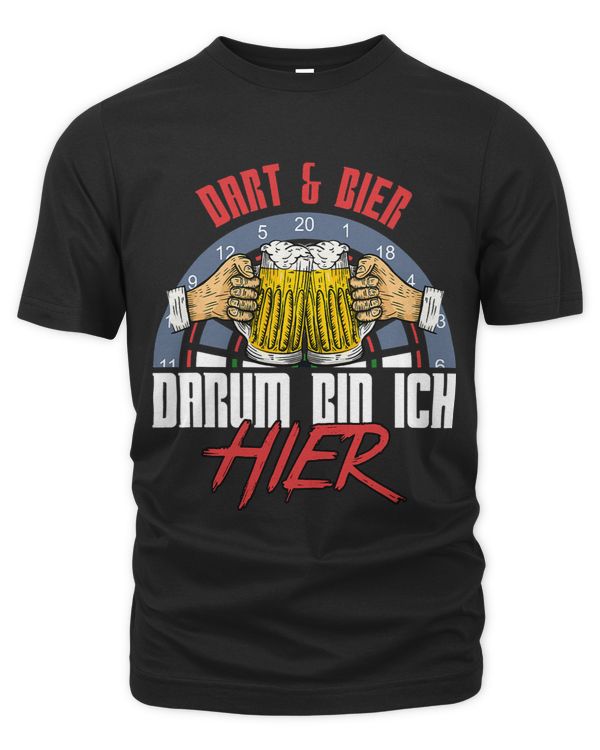 Dart Und Bier Darum Bin Ich Hier Darts Player Saying