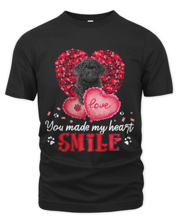 You Make My Heart Smile Poodle With Heart 1