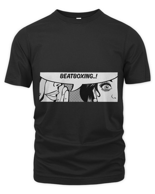 Beatboxing - Women Whispering - Beatboxer - Comic T-Shirt (1)