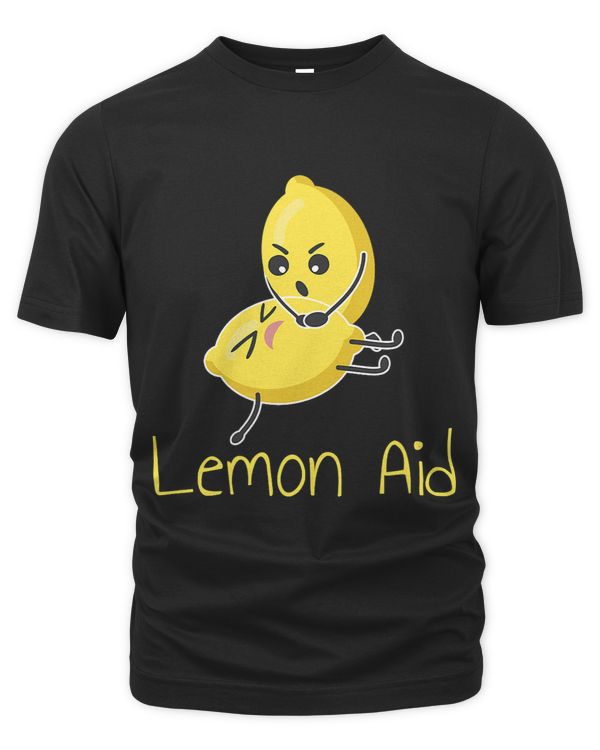 Classic Witty Funny Pun Lemon Aid Vitamin C Lemon Citrus