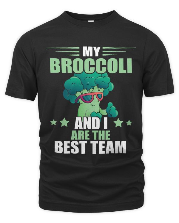 Funny Broccoli Veggie Best Team Healthy Vegetable Vegan
