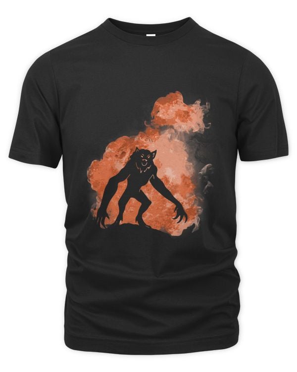 Fantasy Tarot Dark Creature Fire Gothic Werewolf