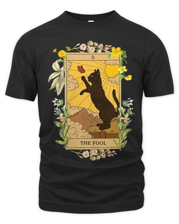 Funny Cat The Fool Tarot Card Halloween Costume Cat Lovers 1