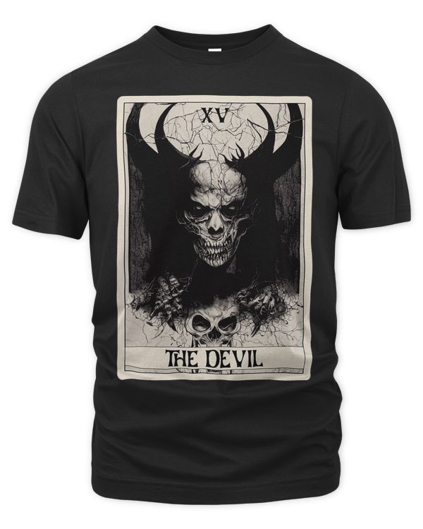 Occult Dark Art Horror Devil Tarot Card