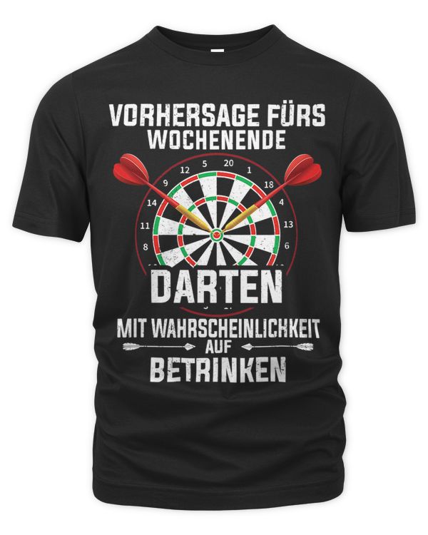 Weekend darts with probability to drink