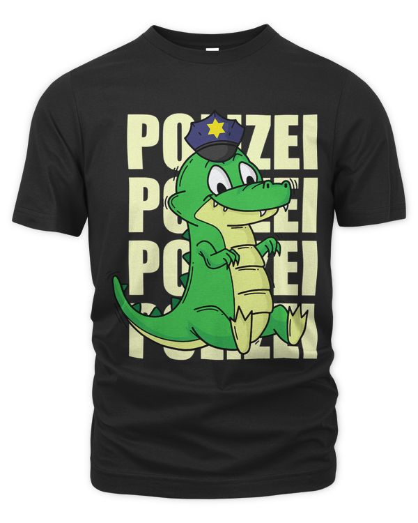 Police Crocodile with Police Cap