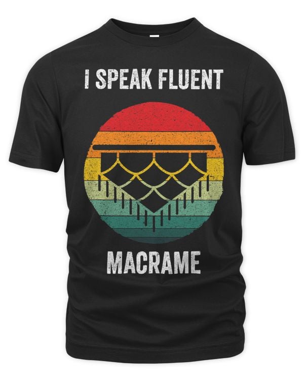 I Speak Fluent Macrame Vintage Macramé knotting