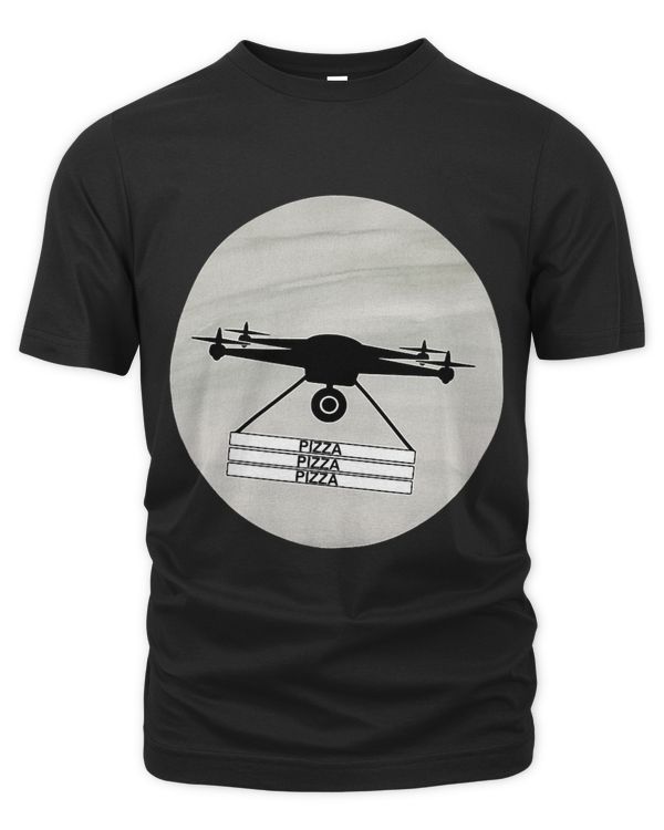 Delivery Drone Drone Pilot Quadcopter Pizza Moon