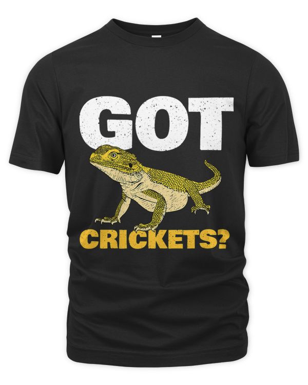 Bearded Dragon Got Crickets Lizard And Reptile Lovers Gift