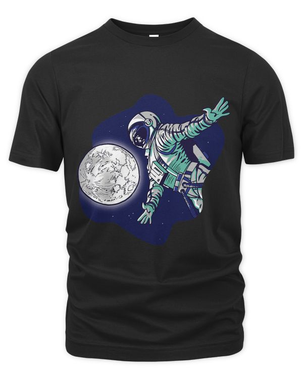 Cosmic Moon and Astronaut Astral Cosmic Design For Space