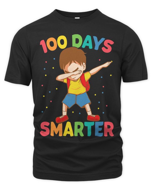 Dabbing Boy 100 Days Smarter Funny 100th Day Of School