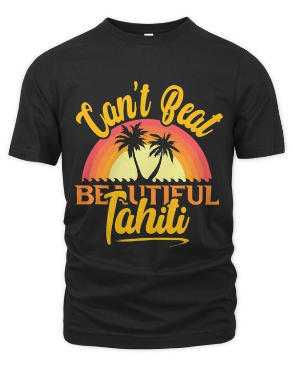 Beautiful Tahiti French Polynesia Retro Sun Tropical Beach