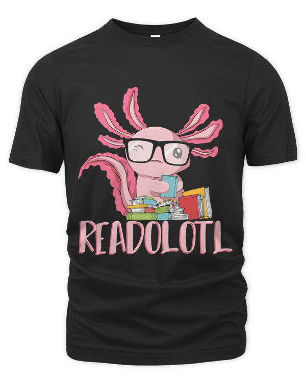 Book Reading Readolotl Amphibian Animal Bookworm Axolotl