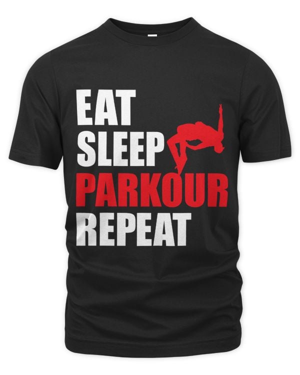 Eat Sleep Parkour Repeat Freerunning Kids Novelty