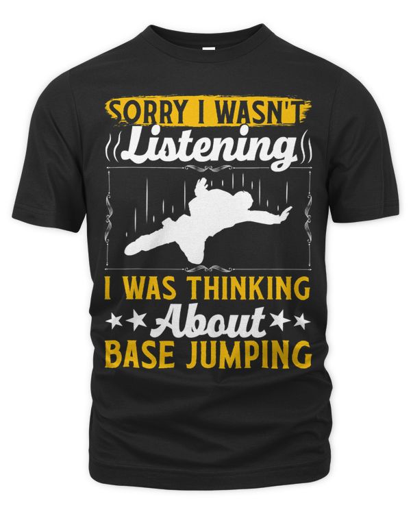 Funny Skydiver Skydiving Base Jumping Jumper Hobby Cliff