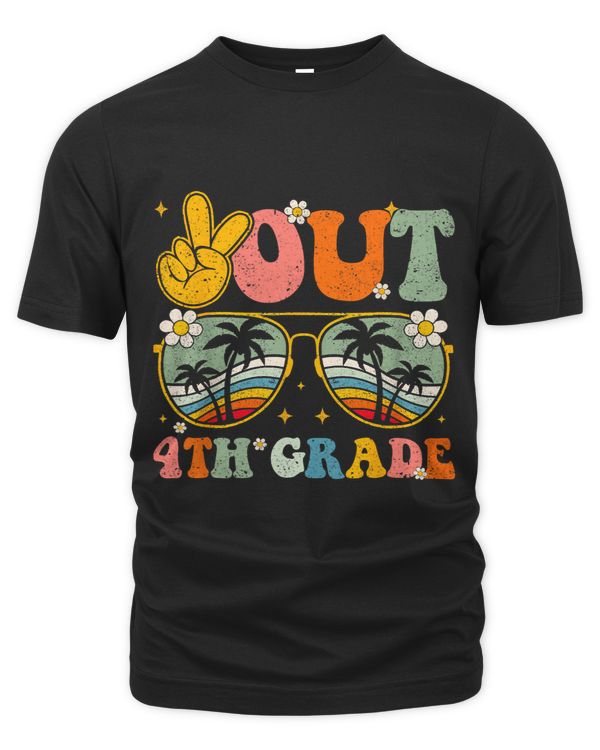 Groovy Peace Out 4th Grade Graduation Last Day Of School