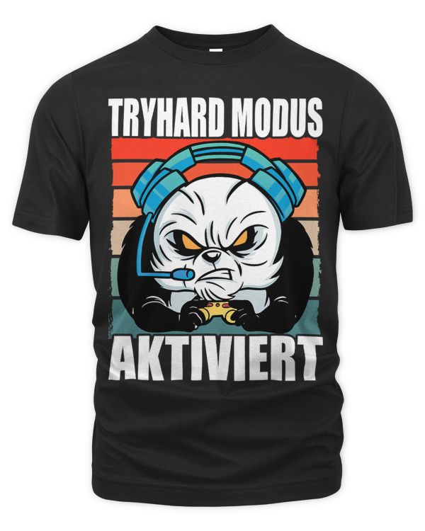 Gaming Tryhard Mode Activated Gamer Panda