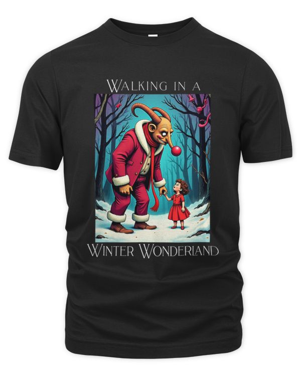 Retro Funny Walking in a Winter Wonderland Merry Christmas (8)