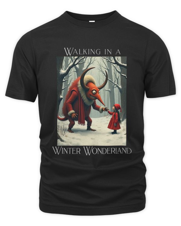 Retro Funny Walking in a Winter Wonderland Merry Christmas (7)