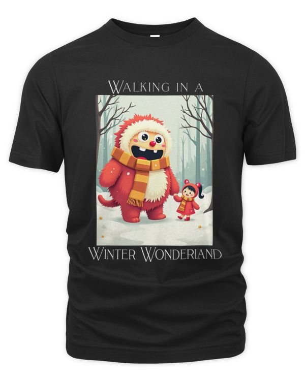 Retro Funny Walking in a Winter Wonderland Merry Christmas (16)