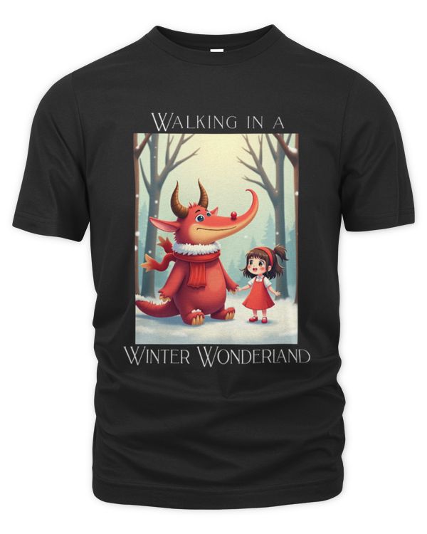 Retro Funny Walking in a Winter Wonderland Merry Christmas (15)