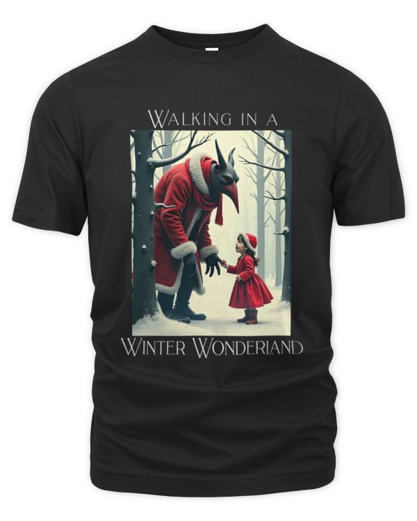Retro Funny Walking in a Winter Wonderland Merry Christmas (14)