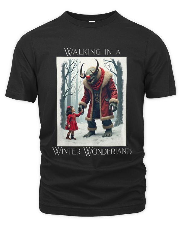 Retro Funny Walking in a Winter Wonderland Merry Christmas (12)