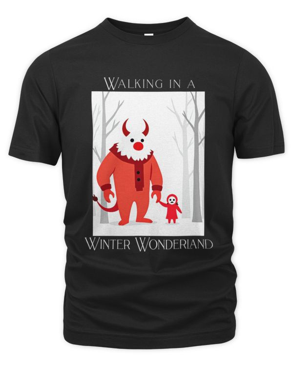 Retro Funny Walking in a Winter Wonderland Merry Christmas (18)
