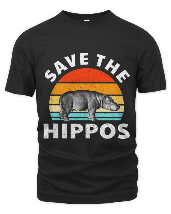 Hippo Pet Save The Hippos Vintage Animal Lovers 2