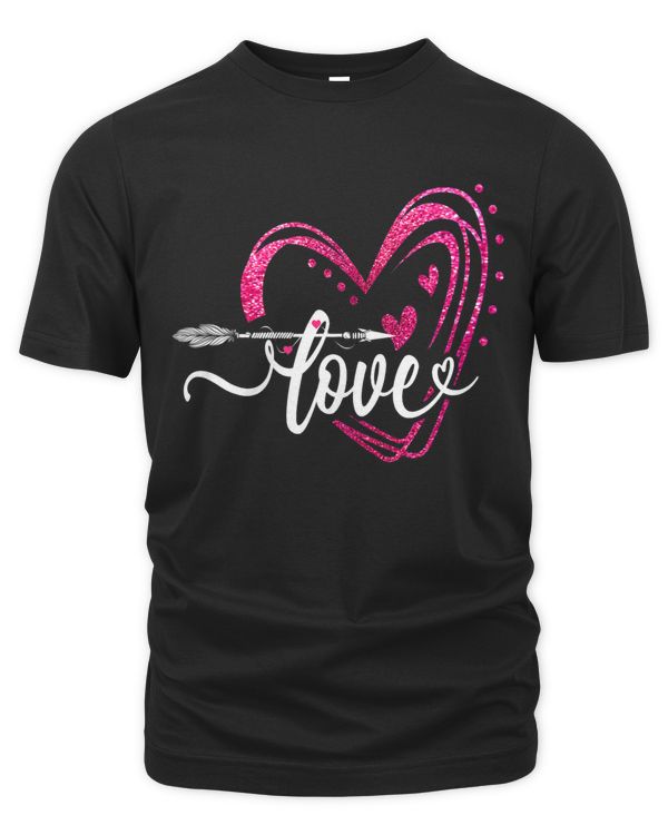 Valentines Day Love Pink Heart Boys Girls Couples in cupid