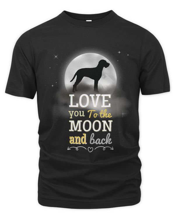 Wirehaired Vizsla Dog Love To The Moon