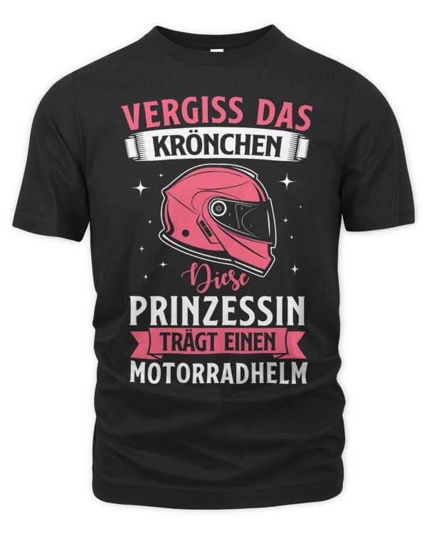 Womens Forget the crown this princess wears motorcycle helmet