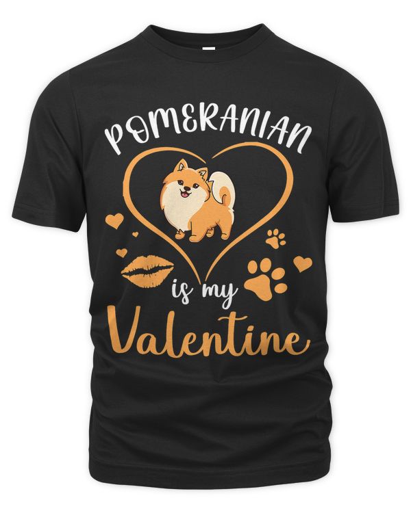 Dog Inside Big Heart Pomeranian Dog Is My Valentine Mom Dad