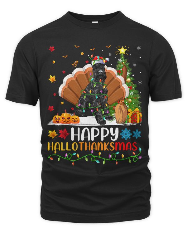 Dog Lover Funny Happy Giant Schnauzer Dog HelloThanksMas
