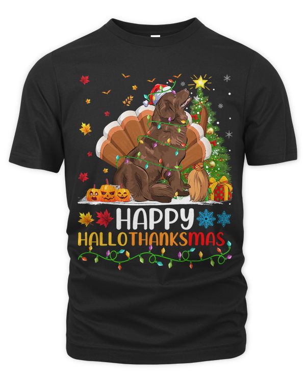 Dog Lover Funny Happy Newfoundland Dog HelloThanksMas