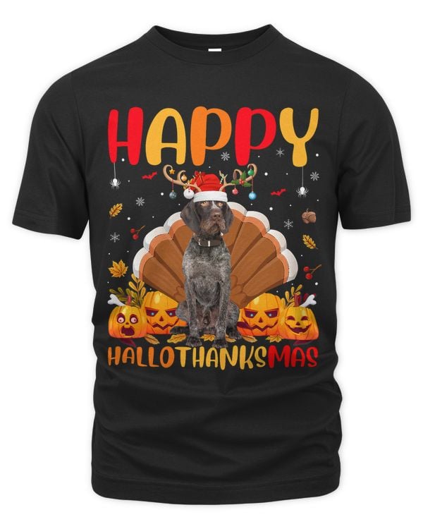 Dog Lover Happy German Wirehaired Pointer Dog HelloThanksMas