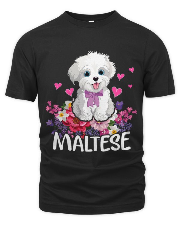 Dogs 365 Cute Maltese Dog Funny Pet Girls Gift