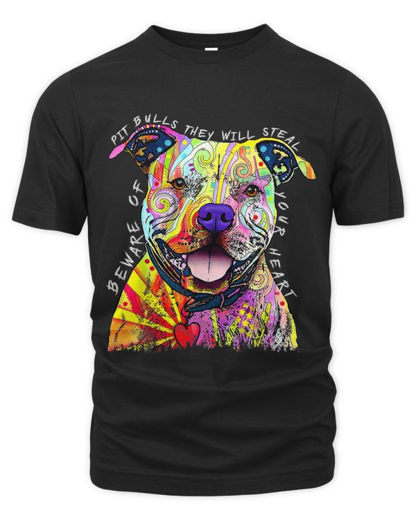 Beware of Pit Bulls They Will Steal Your Heart Funny Dogs