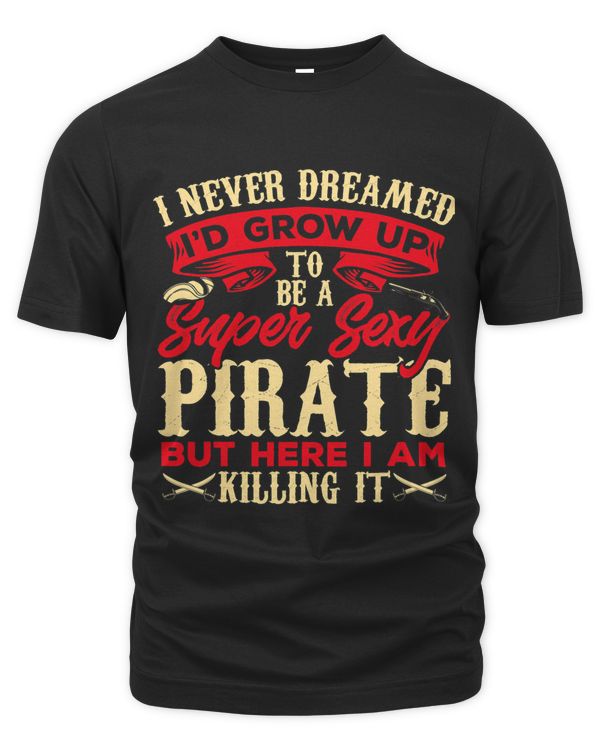 Funny Pirate Shirt Men Jolly Roger Women Freebooter 632