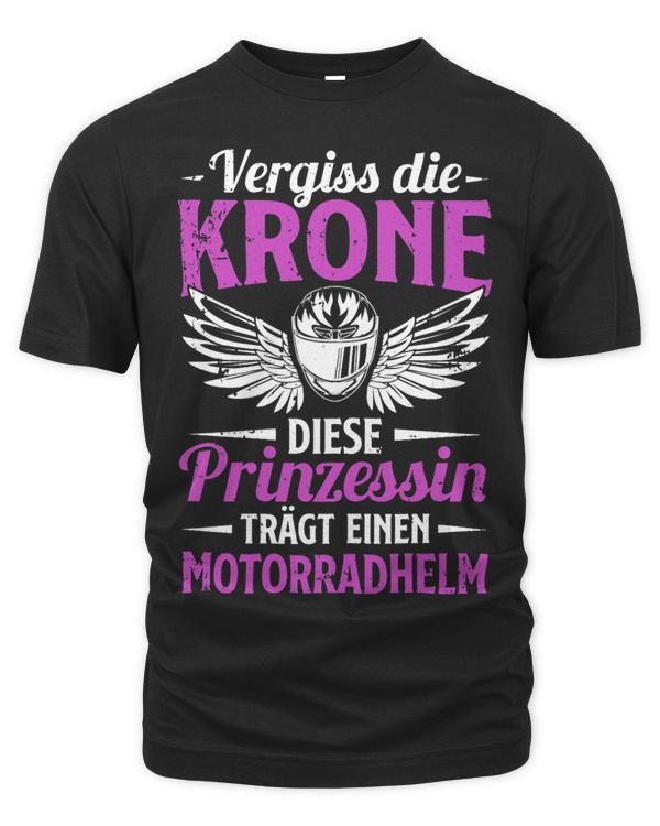 Womens Motorcyclists. This princess wears a motorcycle helmet