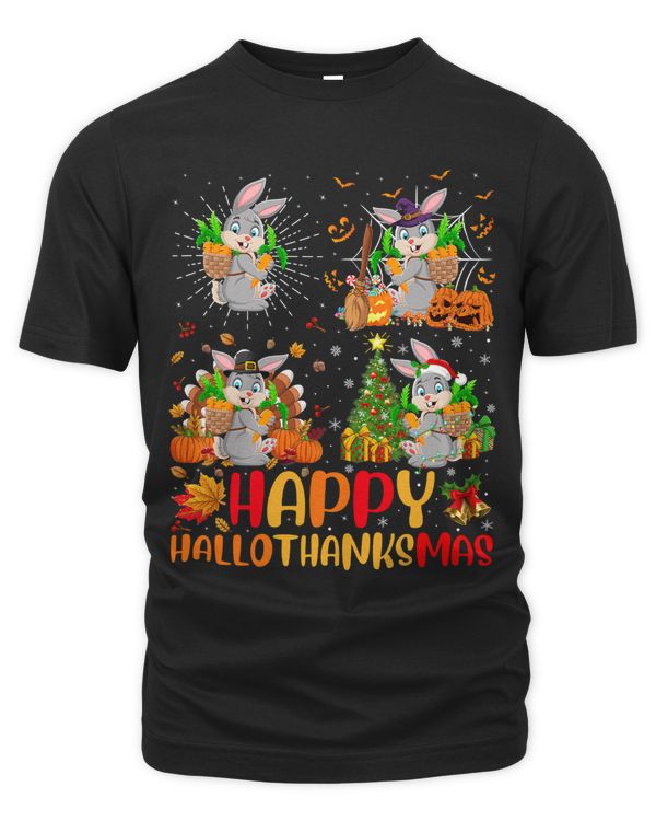 Halloween Thanksgiving Christmas Rabbit Hallothanksmas