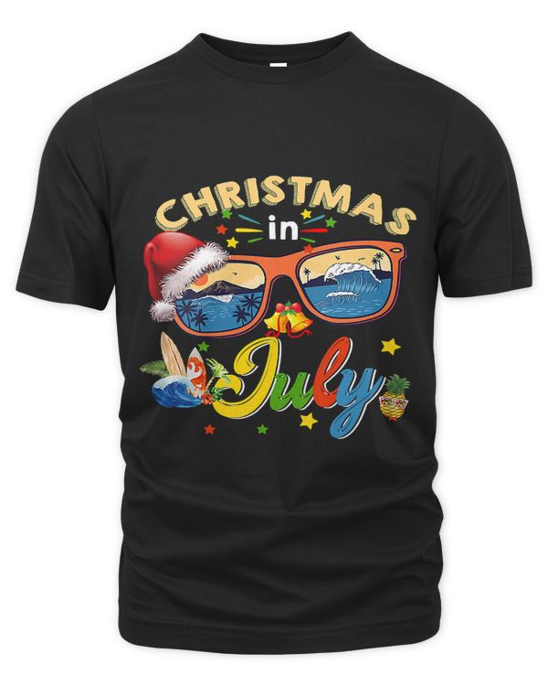 christmas in july santa hat sunglasses summer celebration 121