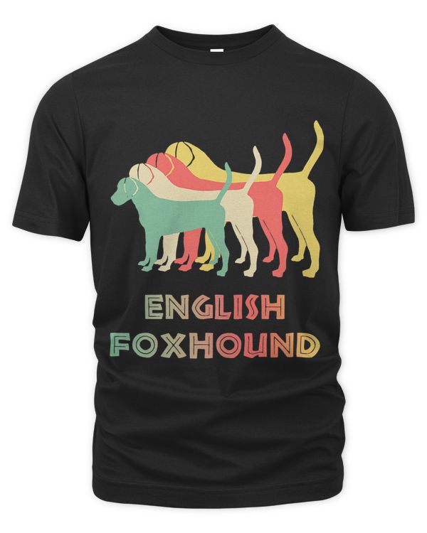 Retro English Foxhound Mom Funny Dog Mom Vintage