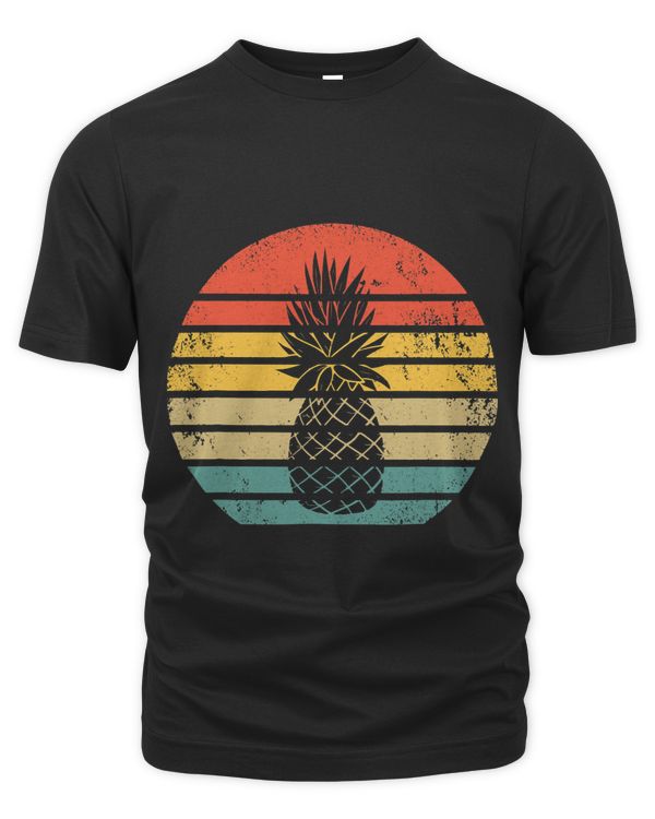 Retro Pineapple Aloha Hawaii Summer Vintage Pineapple
