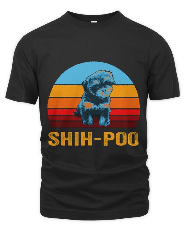 Retro Vintage Style Sunset ShihPoo