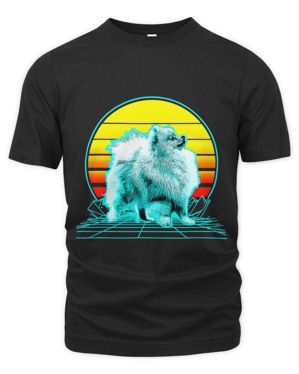 Retro Vintage Sunset Pomchi