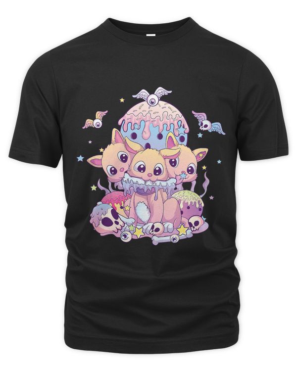 Pastel Goth Creepy Tree Headed Dog Kawaii Occult Menhera 52