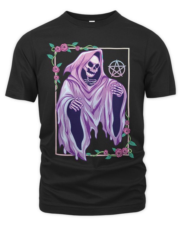 Pastel Goth Ghost Grim Reaper Witchcraft Wicca Tarot 77
