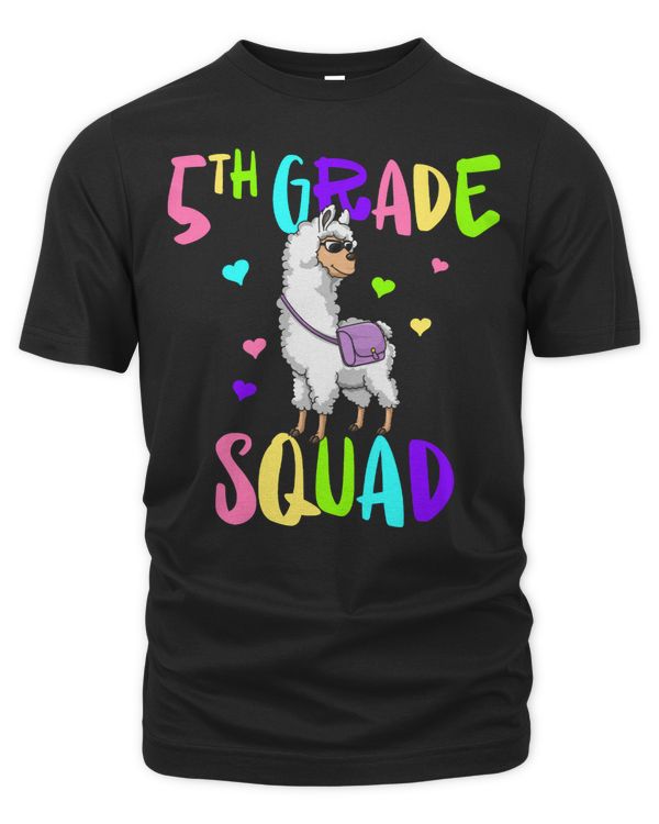 Teacher Teaching Lover Llama 5th Grade Squad Team Llama Teacher Or Llama StudentGear 653