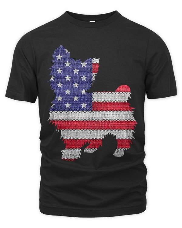 Patriotic SHIHPOO Love American Flag Vintage Funny Gift